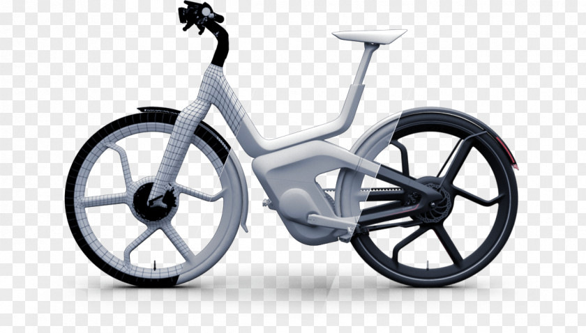 Gazelle Bicycle Wheels Automotive Design Concept PNG