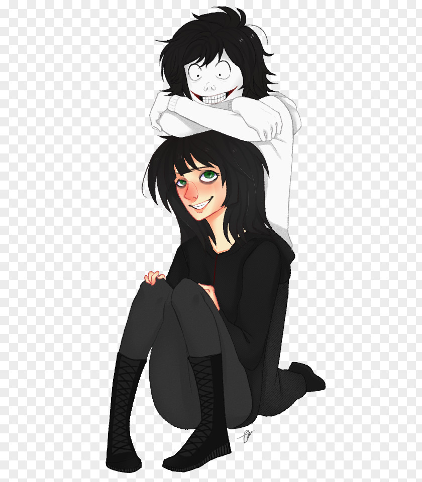 Peek A Boo Drawing DeviantArt Black Hair PNG