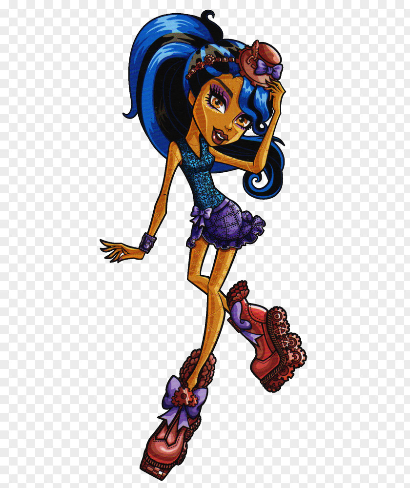 Skull Monster High Lagoona Blue Clawdeen Wolf Steam PNG