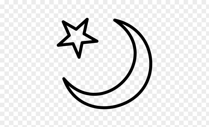 Symbol Star And Crescent Lunar Phase PNG