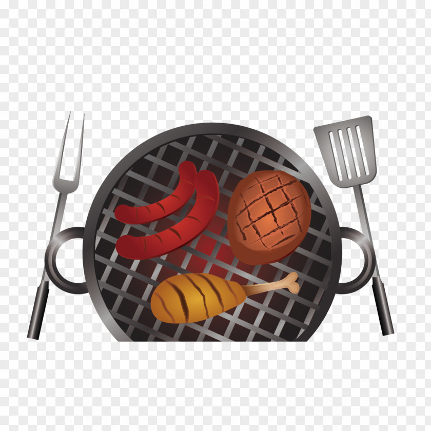 Vector Material Barbecue Sausage Euclidean PNG