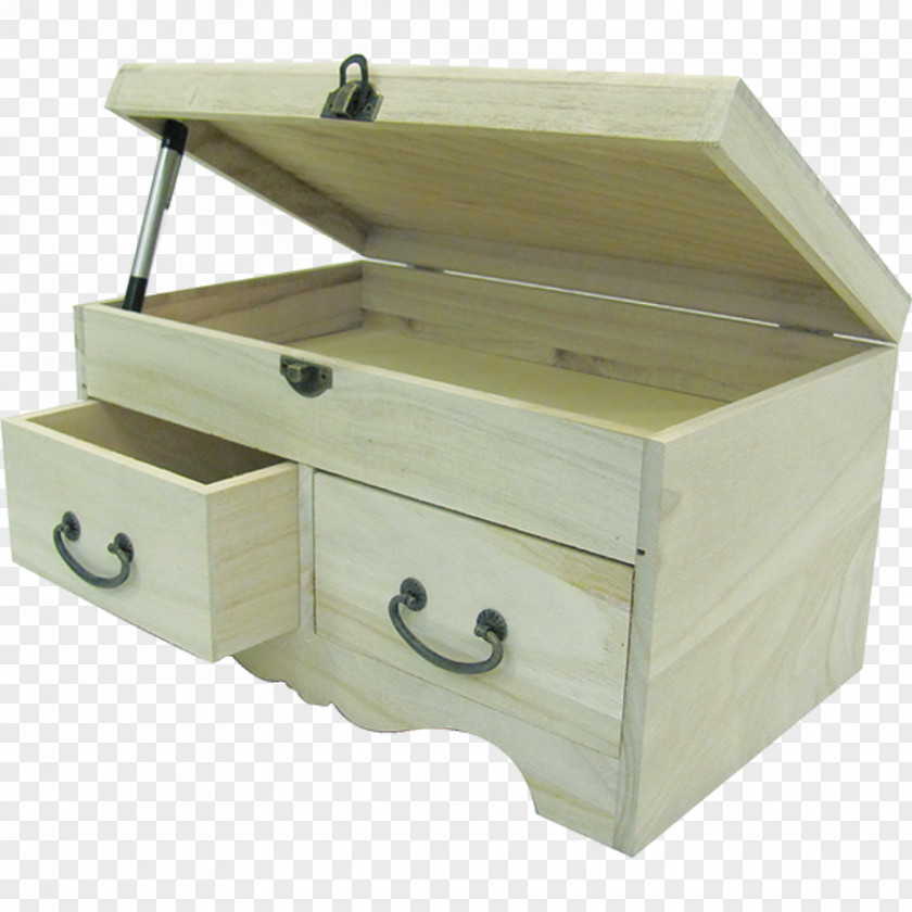 Box Drawer Wood Furniture PNG