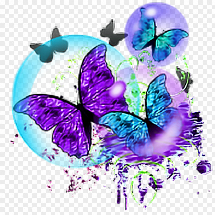 Colorful Butterfly Machine T-shirt Douchegordijn Curtain Bubble Butterflies PNG