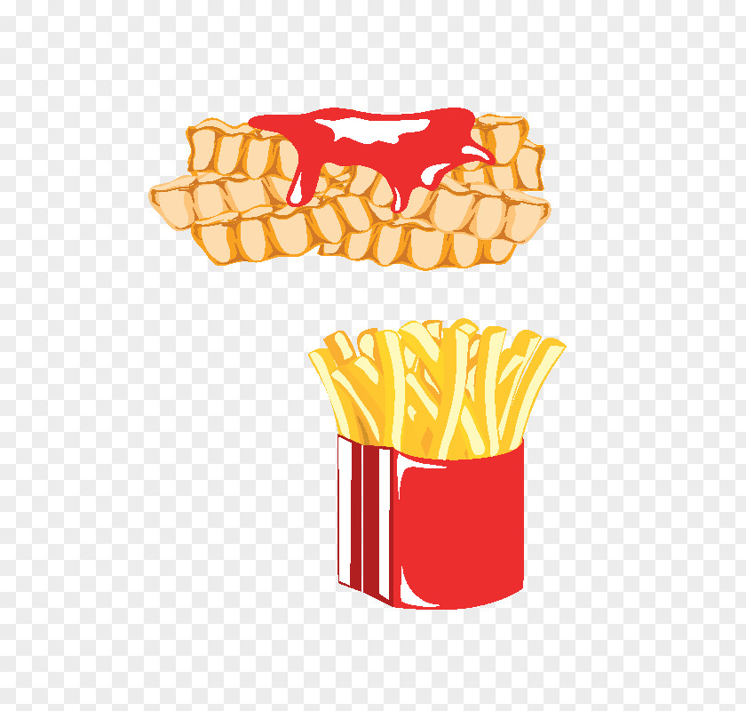 Creative Fries French Fried Egg Fast Food Hamburger Waffle PNG