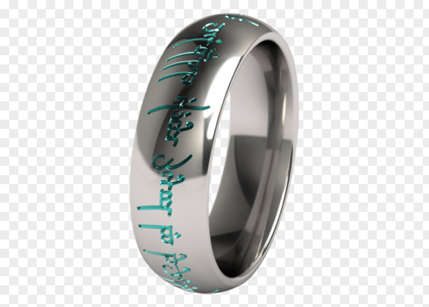 Lord Of The Rings Fellowship Ring Wedding Titanium Jewellery Engagement PNG