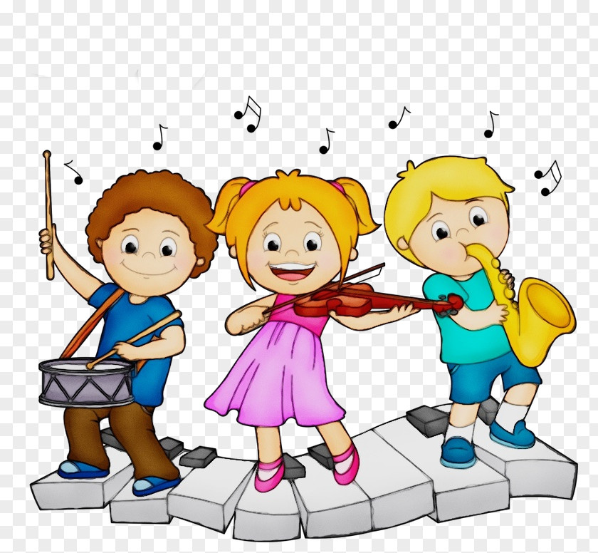 Play Happy Kids Playing Cartoon PNG
