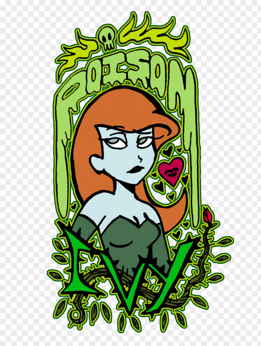 Poison Ivy Visual Arts Cartoon Clip Art PNG
