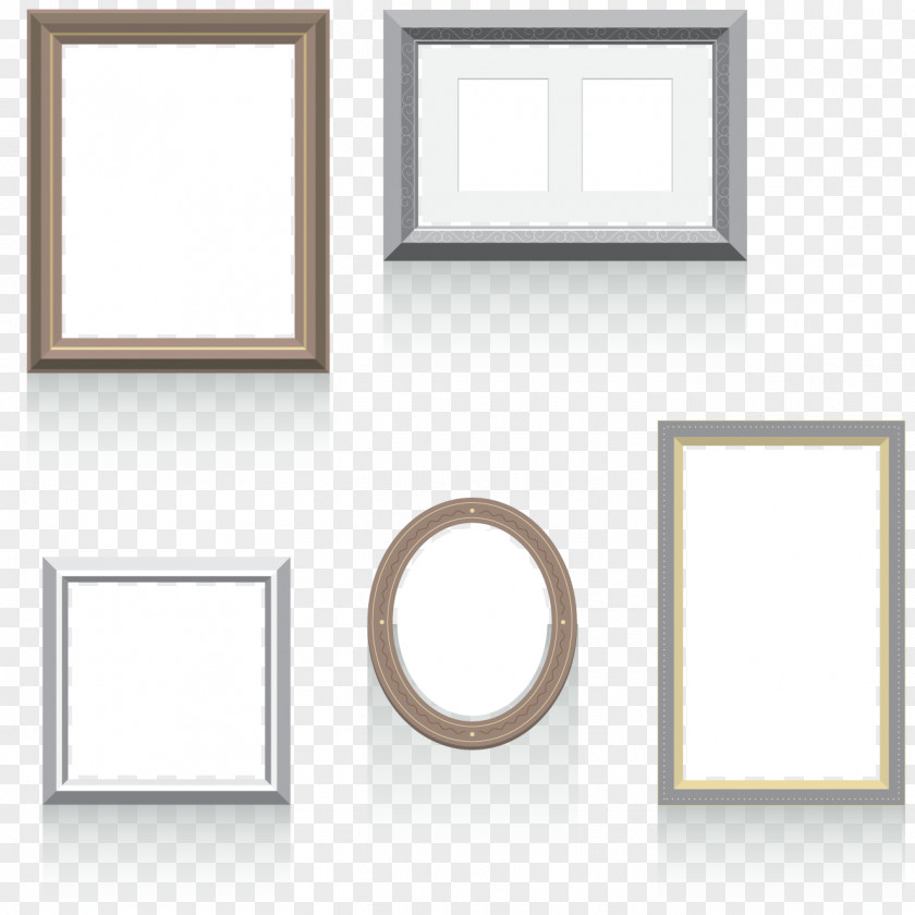 Concise Picture Frames Image Design Vector Graphics PNG