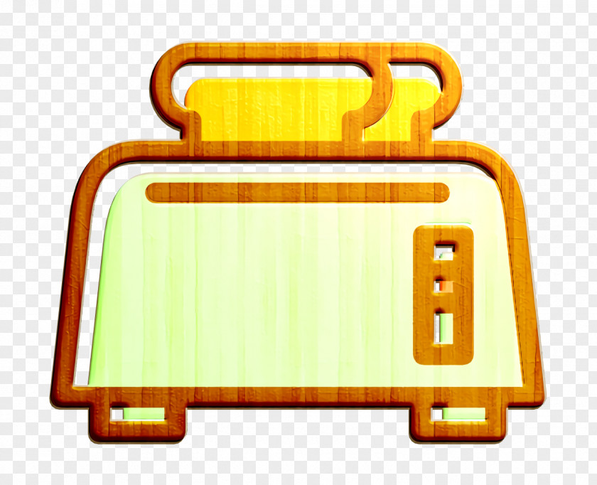 Linear Color Food Set Icon Toaster Tools And Utensils PNG