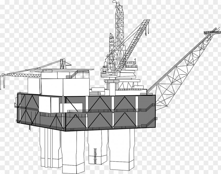 Platform Supply Vessel Drilling Rig Oil Petroleum Clip Art PNG