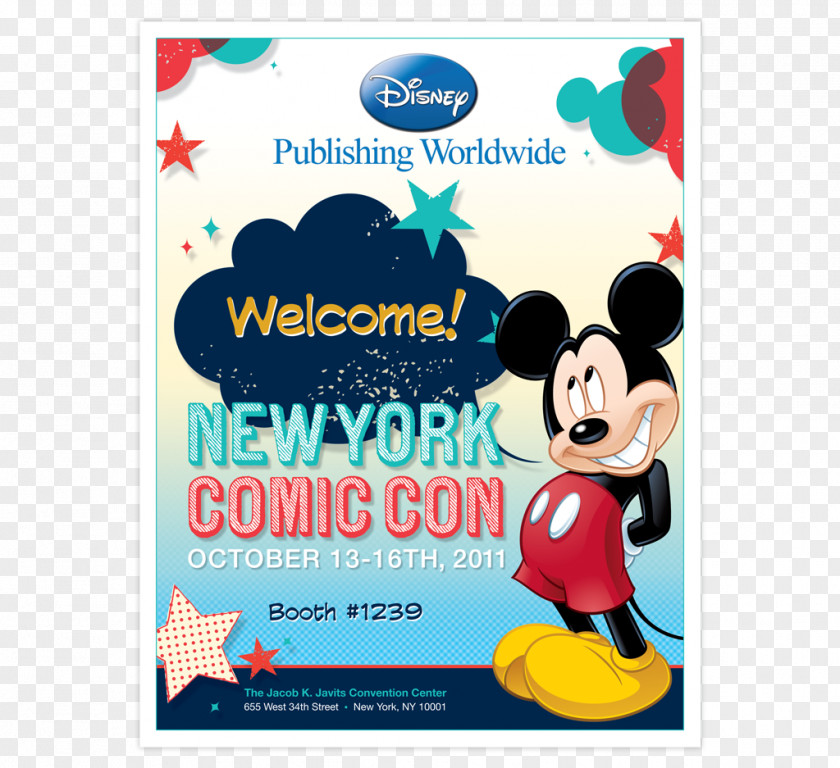 Poster Typesetting Disney Publishing Worldwide The Walt Company New York Comic Con Comics PNG