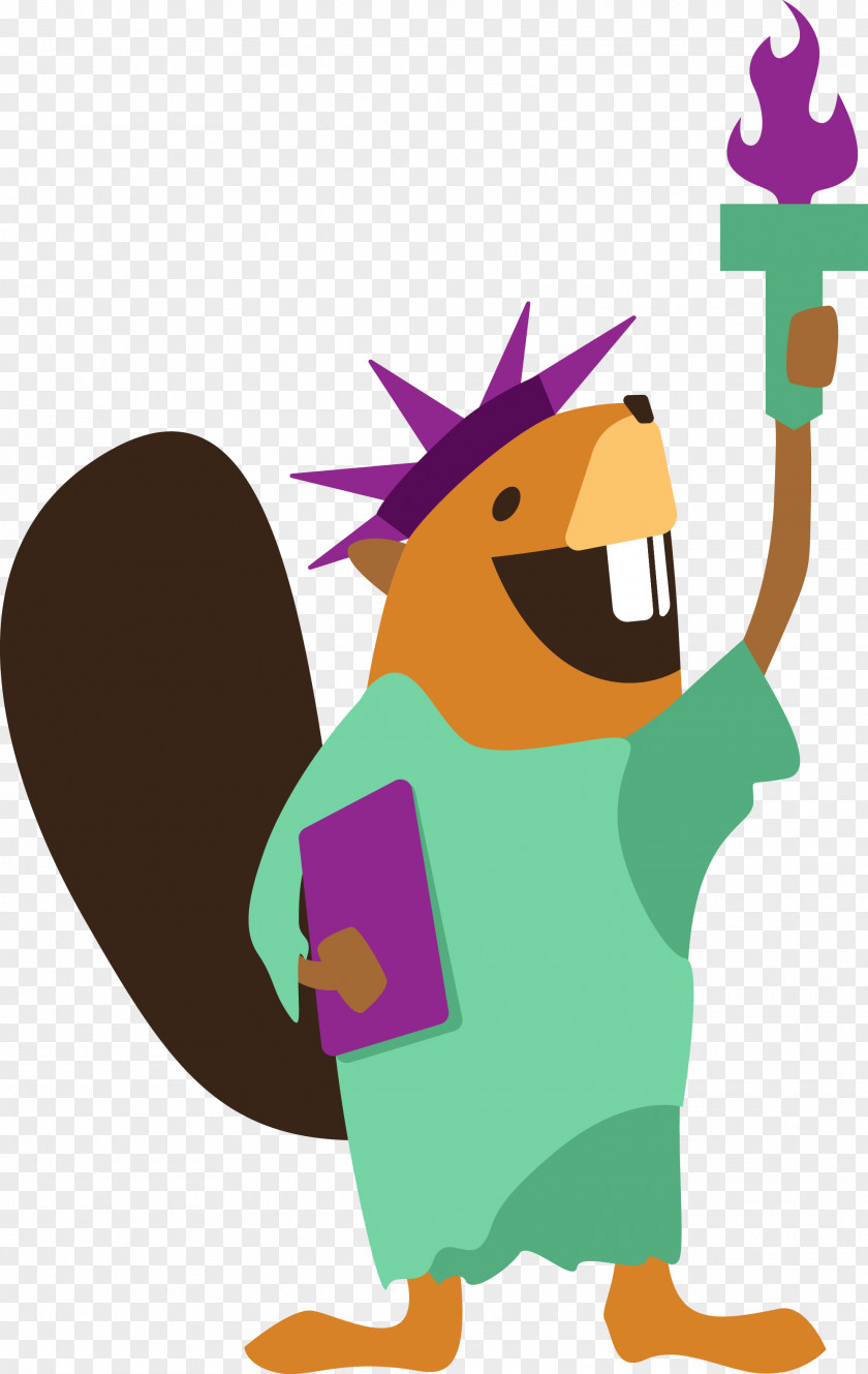 Purple Noon Beak Cartoon Character Clip Art PNG