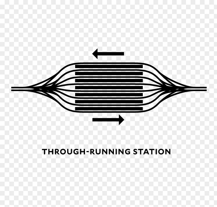 Through Train Logo Graphic Design PNG