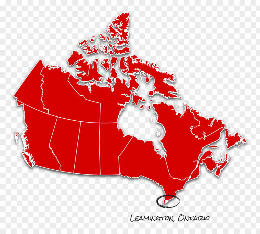 Canada Vector Map PNG