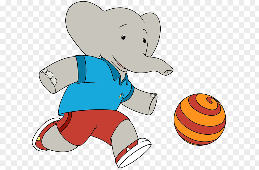 Chasing Clipart Babar The Elephant Cartoon Clip Art PNG