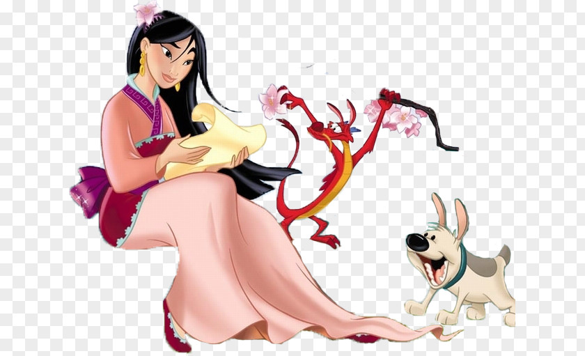 Disney Princess Fa Mulan Mushu Li Shang Rapunzel Tiana PNG