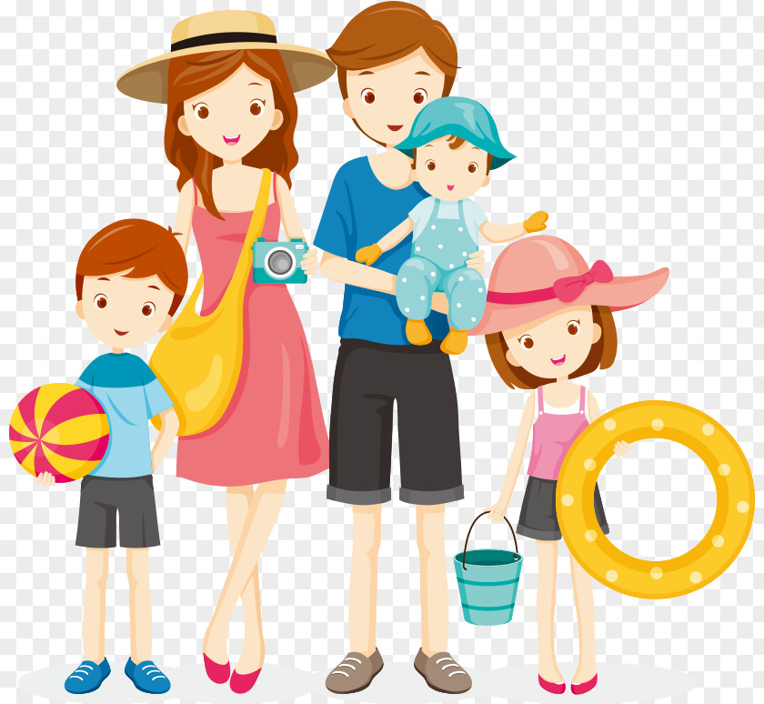 Family Pictures Child Cartoon Sharing Fun Playing With Kids PNG