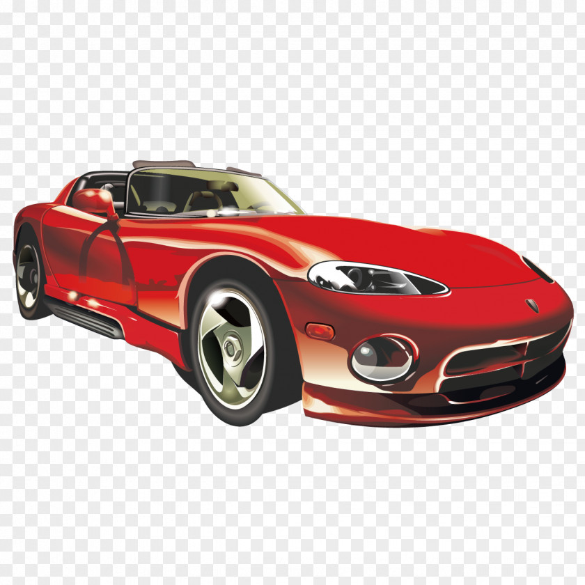 Beautiful Red Sports Car Luxury Vehicle PNG
