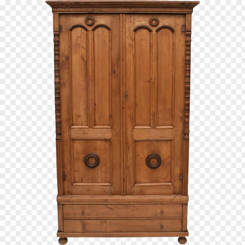 Cupboard Armoires & Wardrobes Chiffonier Drawer Wood Stain PNG