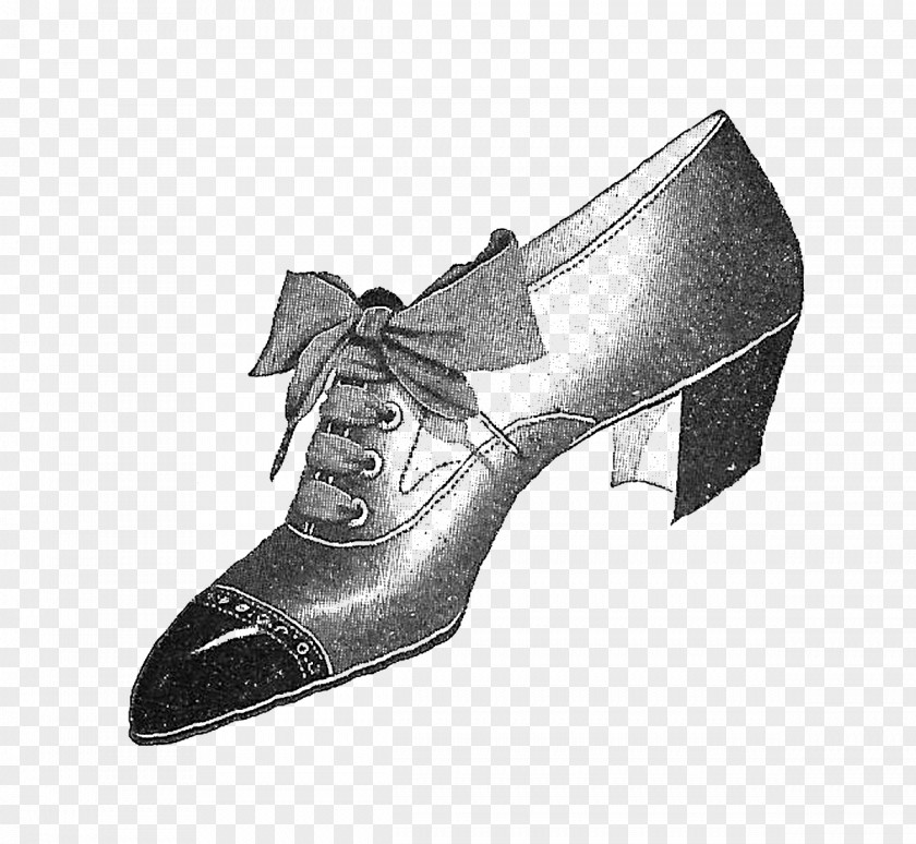 Design High-heeled Shoe White PNG