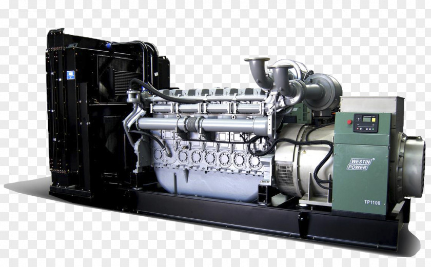 Engine Electric Generator Genset Surabaya Diesel PNG