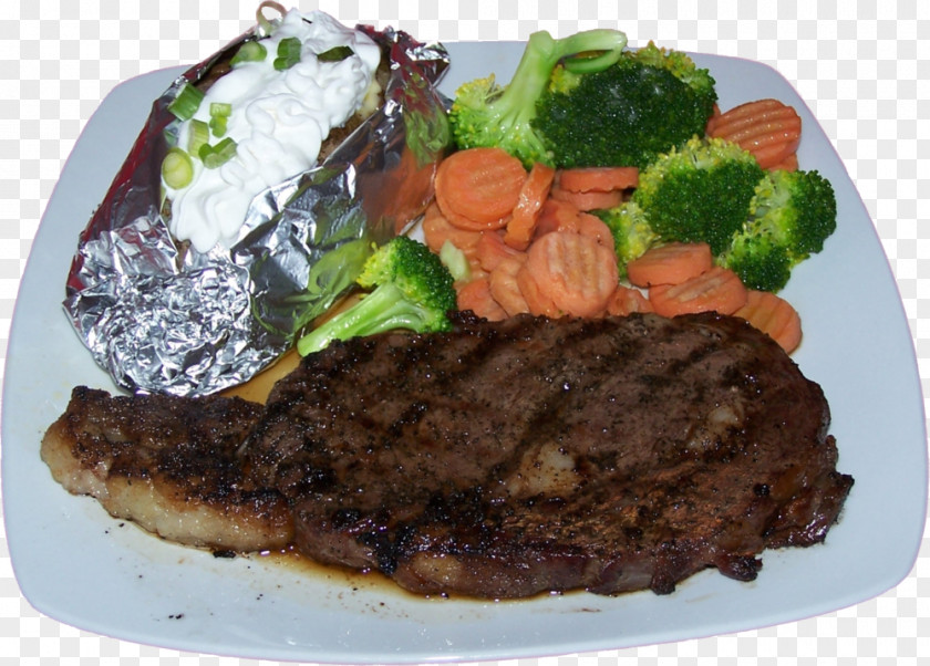 Grilled Beef Steak Salisbury Rib Eye Food Sequoia Cider Mill Restaurant PNG