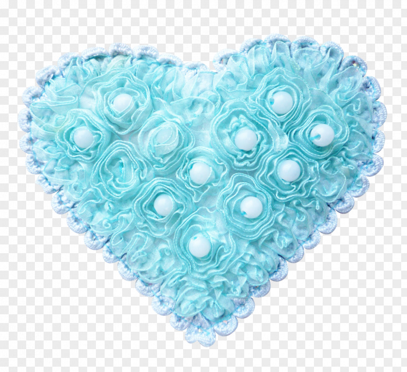 Heart Blue Turquoise Clip Art PNG