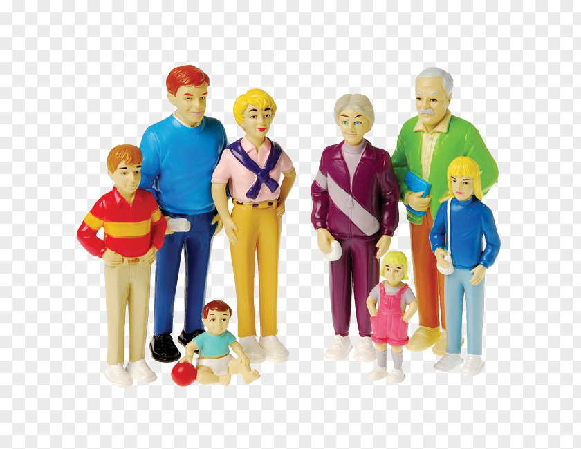 Pretend Play Store Action & Toy Figures Figurine Family Child Grandparent PNG