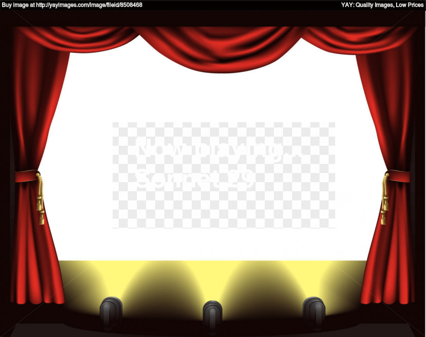 Theater Award Cliparts Stage Lighting Drapes And Curtains PNG