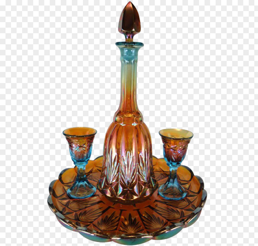 Carnival Headdress Decanter Glass Carafe Wine PNG