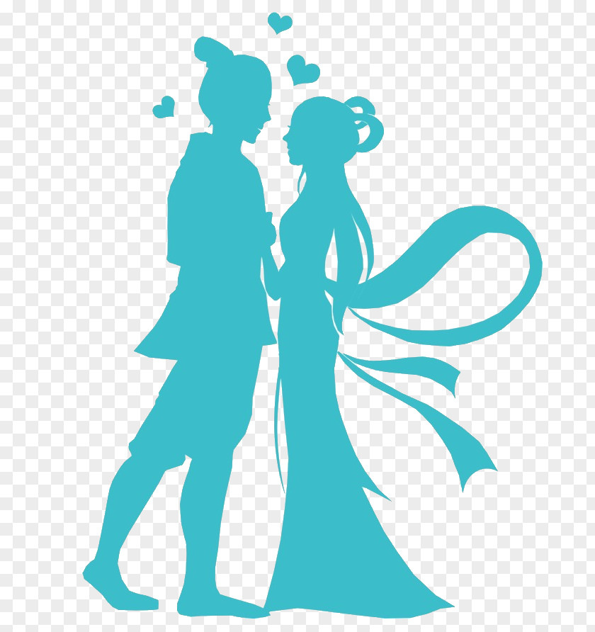 Couples The Cowherd And Weaver Girl Qixi Festival Vector Graphics Zhi Nu Image PNG