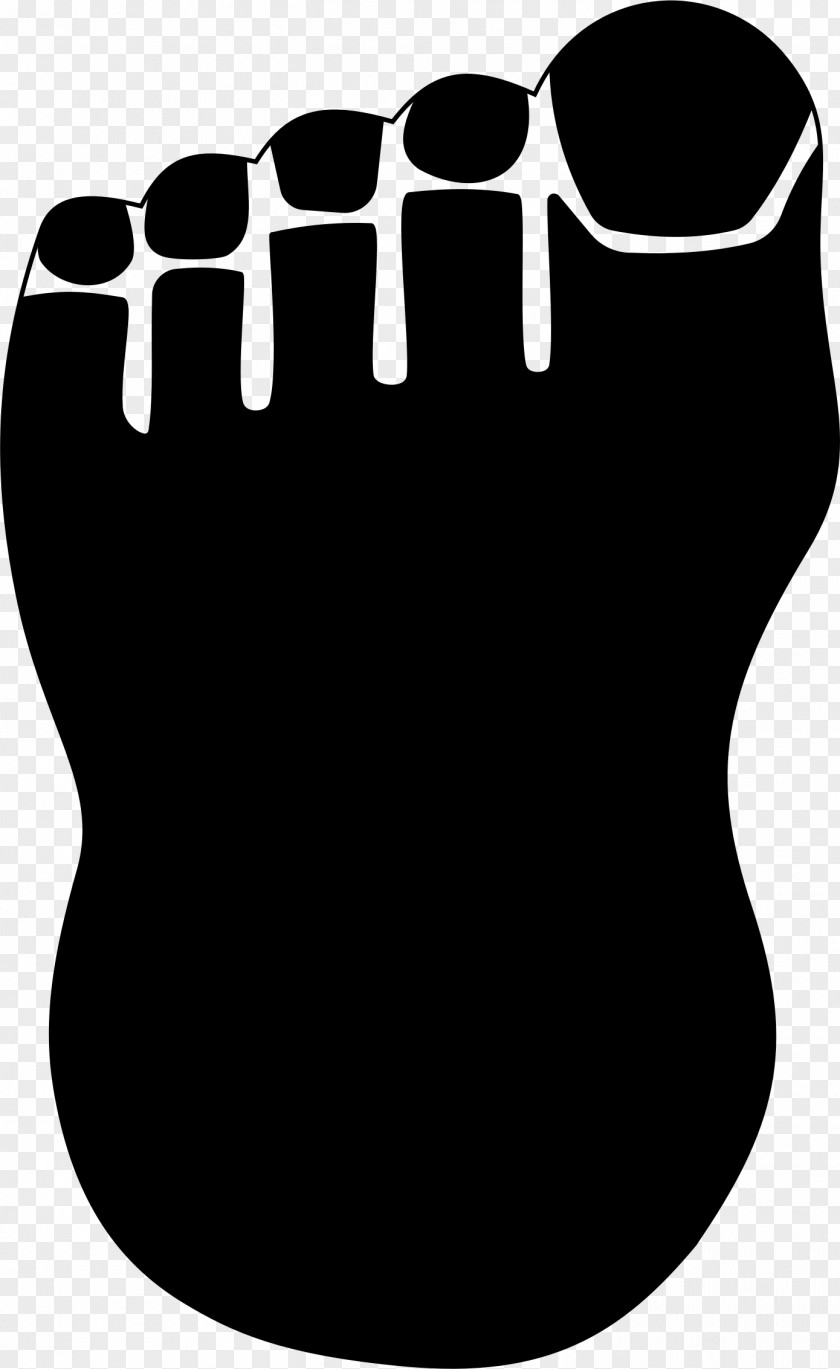 Foot Footprint Silhouette Clip Art PNG