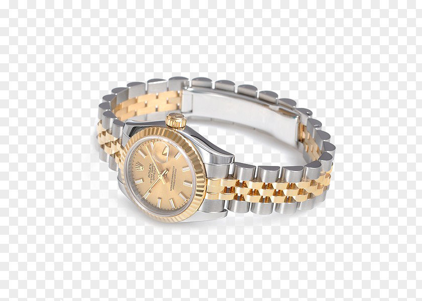 Gold Rolex Watches Female Form Submariner Datejust Watch Milgauss PNG