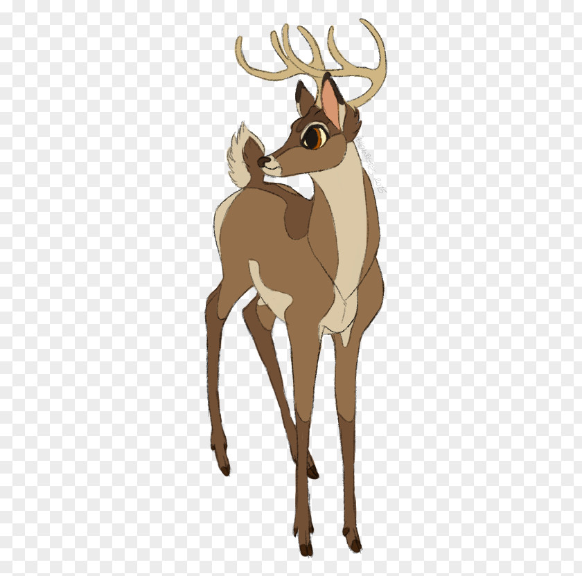 Reindeer Elk Antler Cartoon PNG