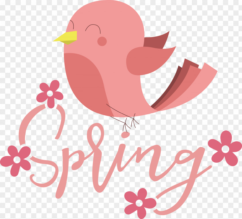 Spring Bird PNG