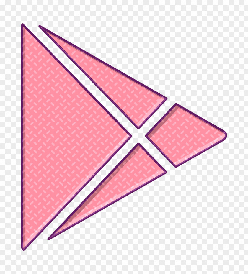 Triangle Paper Product Googleplay Icon PNG