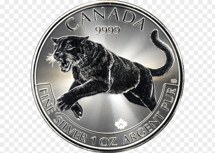 Canada Canadian Wildlife Royal Mint Silver Coin PNG