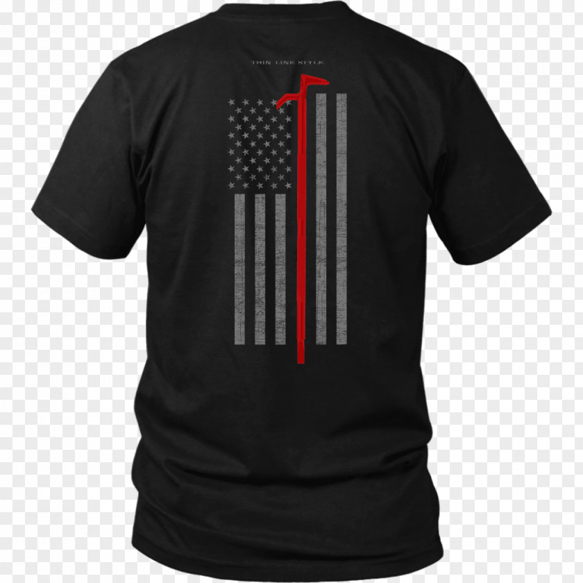 Firefighter Of Usa Long-sleeved T-shirt Top Clothing PNG