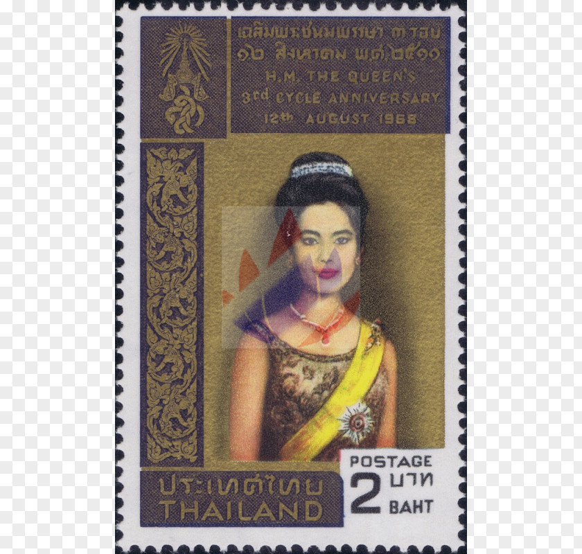 Laptop Postage Stamps Thailand Mail Thai People PNG