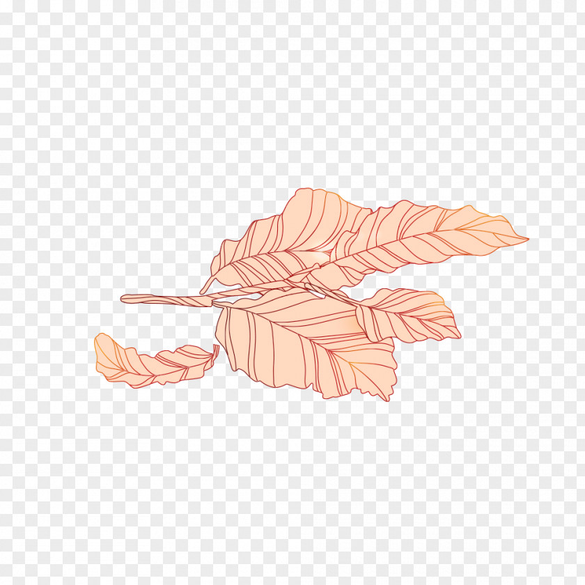 Leaves Tree Finger Pattern PNG