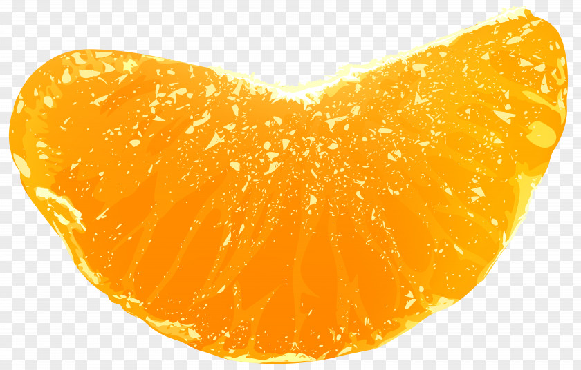 Piece Of Tangerine Transparent Clip Art Image Clementine Orange PNG