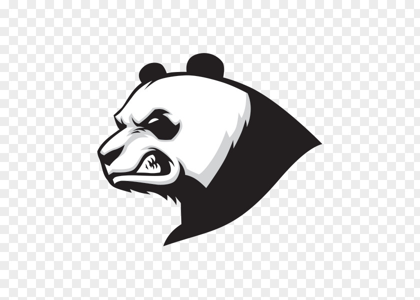 Panda Giant Decal Fluffy Gangsters Bear Sticker PNG