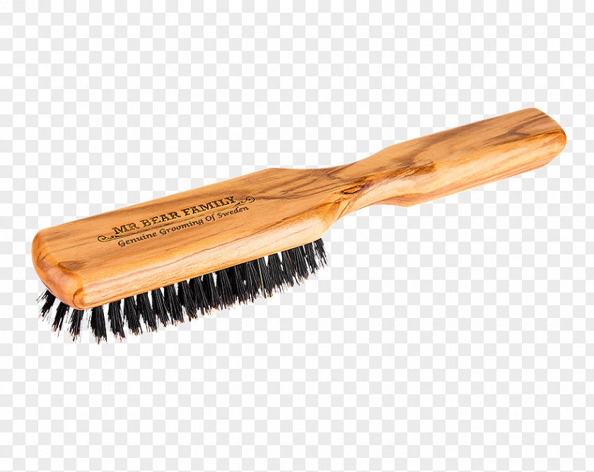 Beard Brush Oil Bristle Comb PNG