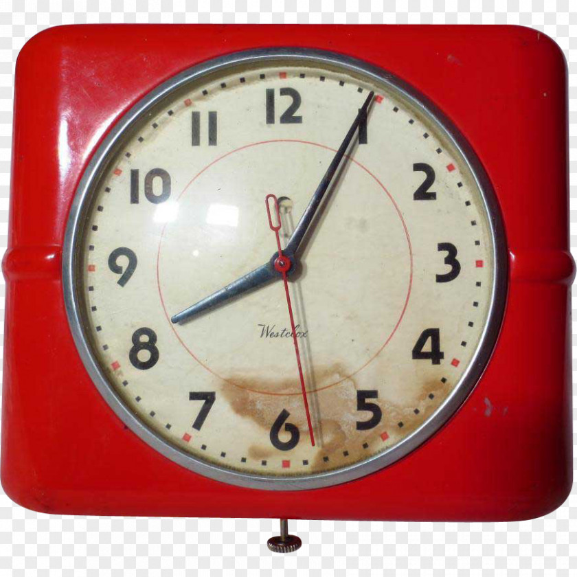 Clock Alarm Clocks Westclox Mantel Telechron PNG