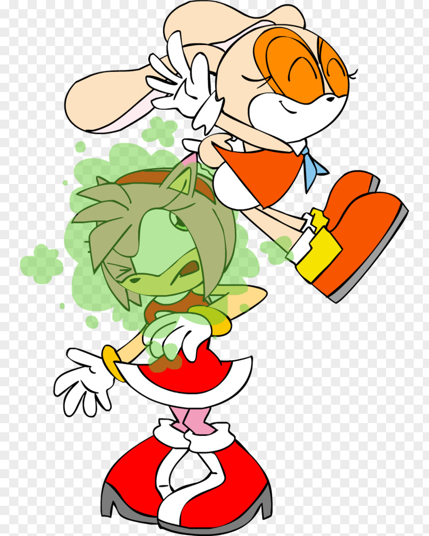 Sonic The Hedgehog Amy Rose Cream Rabbit Tails Flatulence PNG