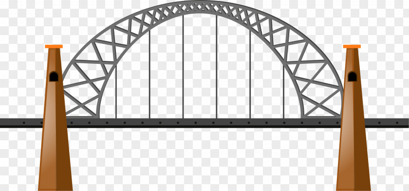 Vector Road Bridge Royalty-free Illustration PNG