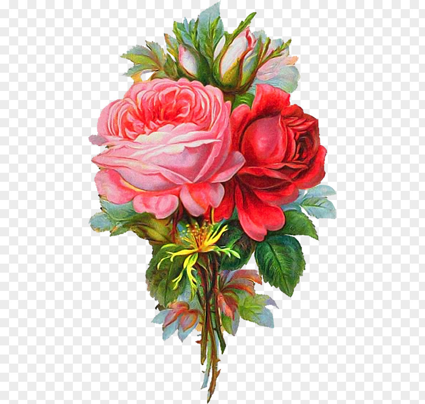 Victorian People Rose Flower Bouquet Stock Photography Painting PNG