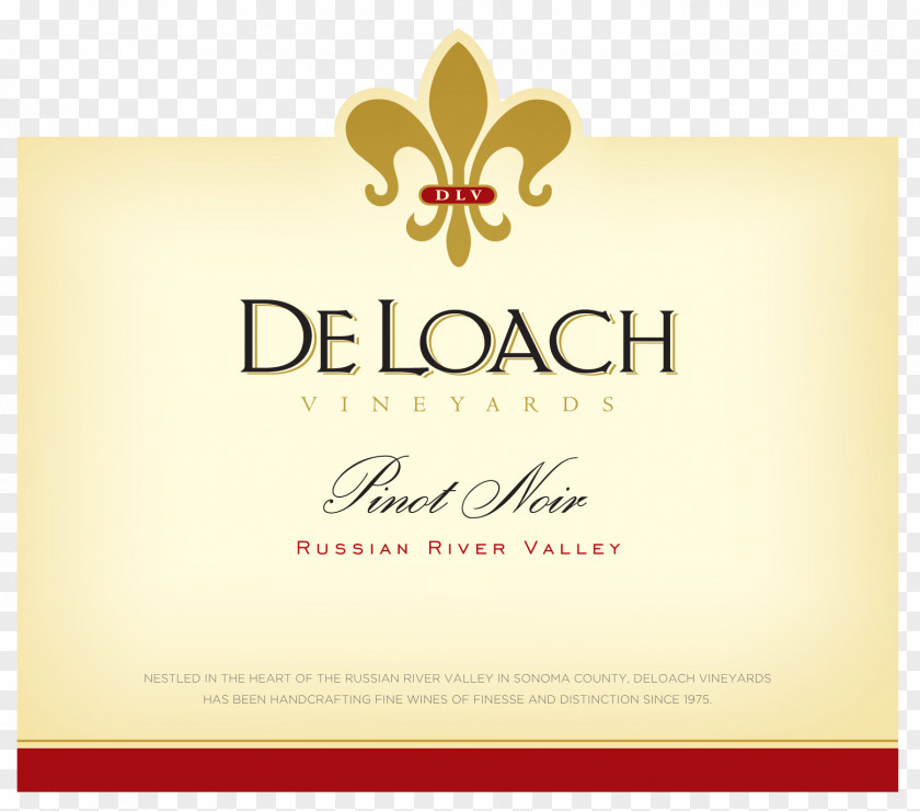 Wine Russian River Valley AVA DeLoach Vineyards Chardonnay PNG