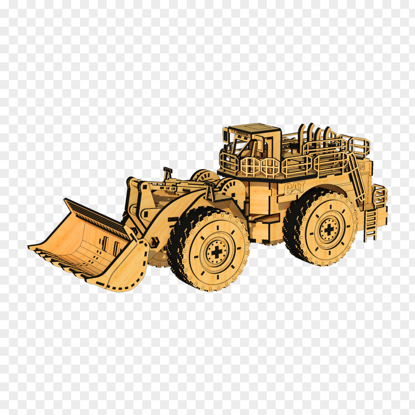 Bulldozer Armored Car Scale Models Wheel Tractor-scraper PNG