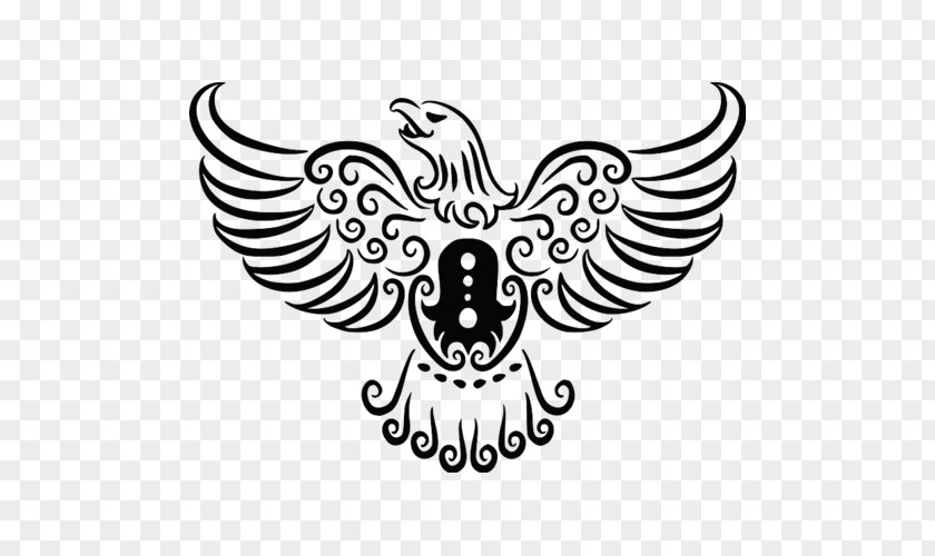 Eagle Black And White Logo PNG